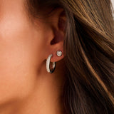 Classic Round Zirconia Earstuds