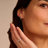 Zirconia Crossover Hoops