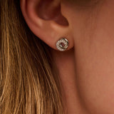 Forever Connected Zirconia Earrings