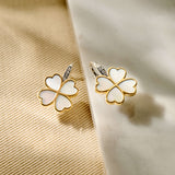 Pearl Clover Hoops