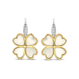 Pearl Clover Hoops