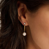 Drop Earrings with pearl