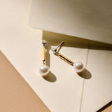 Drop Earrings with pearl