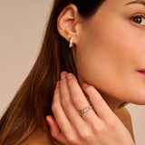 Zirconia Crossover Hoops