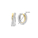 Zirconia Crossover Hoops
