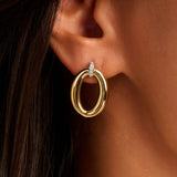 Classic Soft Oval Earrings