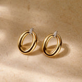 Classic Soft Oval Earrings