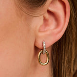 Classic Soft Oval Zirconia Hoops