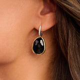 Drop Earrings with Luxury stone