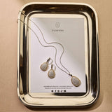 Drop Earrings with Luxury stone