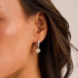 Classic Round Zirconia Hoops