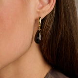 Drop Earrings with Luxury stone