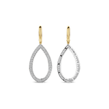 Classic Soft Oval Zirconia Hoops
