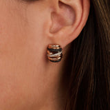 Honeycomb Crossover Earrings