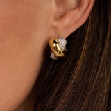 Bold Crossover Hoops