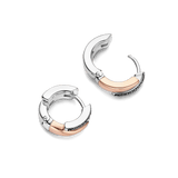 Black Zirconia Layered Hoops