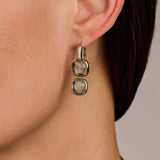 Double Cushion Earrings