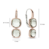 Double Cushion Earrings