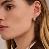 Gold Structure Hoops