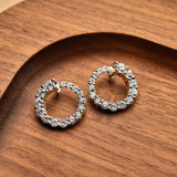 Twisted Zirconia Earrings