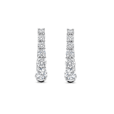 Oval Zirconia Hoops