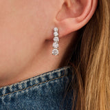 Long Zirconia Earrings