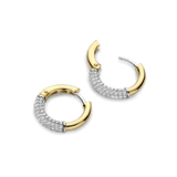Modern Pavé Hoops