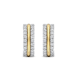 Triple Band Zirconia Hoops