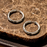 Classic Silver Oversized Hoops 25mm