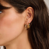 Classic Gold Vermeil Oversized Hoops 25mm