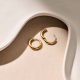 Classic Small Hoops Vermeil 14mm