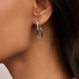 Signature Zirconia Chain Hoops