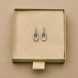Signature Zirconia Chain Hoops