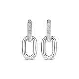 Signature Zirconia Chain Hoops