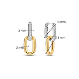 Signature Zirconia Chain Hoops
