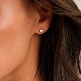 Classic Zirconia Earstuds 4mm