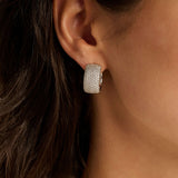 Chunky Zirconia Hoops