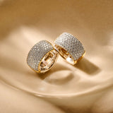 Chunky Zirconia Hoops