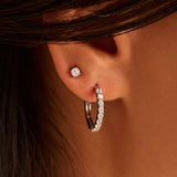 Tennis Medium Hoops 18mm