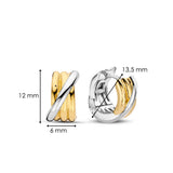 Bicolor Crossover Hoops