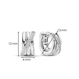 Zirconia Crossover Hoops