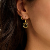 Green Cushion Hoops