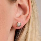 Zirconia Cushion Earrings