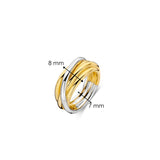 Bicolor Crossover Ring - M model