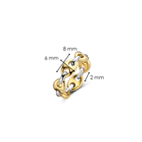 Coffee Bean Chain Ring