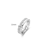 Vintage Zirconia Chain Ring