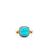 Turqoise Cushion Ring