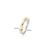 Bicolor Crossover Ring - XS model