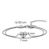 Zirconia Heart Bracelet