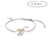 Zirconia Heart Bracelet